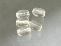 AMAZING PRE-COLUMBIAN TAIRONA CULTURE CRYSTAL CLEAR QUARTZ DRILLED BEADS BEAD