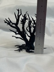 Halloween Haunted Spooky Black Dead Tree Display Ornament Tree 3D Solid Med