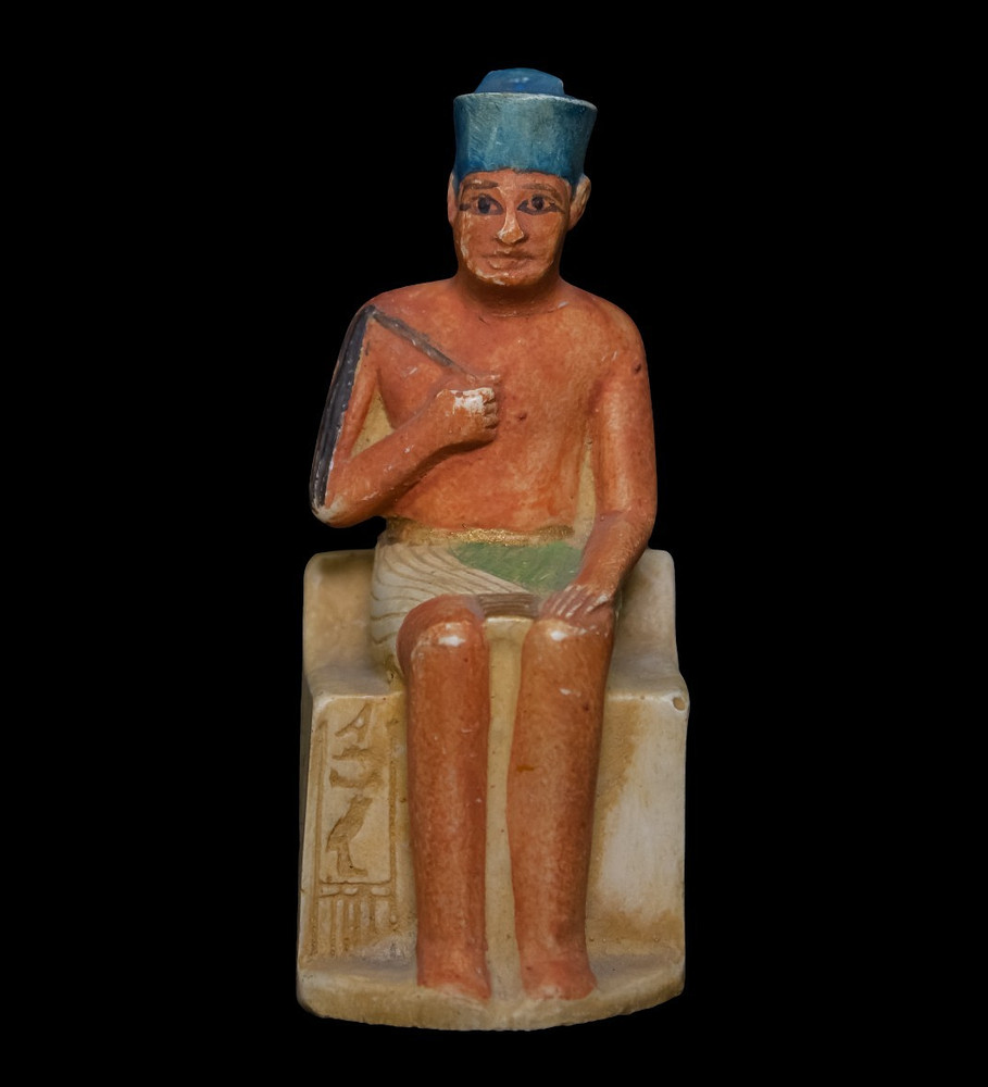 RARE ANCIENT EGYPTIAN ANTIQUITIES Stone Statue for King Khufu Pharaonic Egypt BC