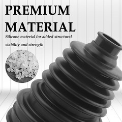 NEW 2PCS Universal CV Boot Kit Split Constant Velocity Joint Gaiter Stretchable