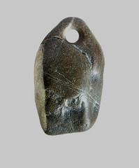 300 BC Ancient Greek Carved Engraved Gemstone Pendant Owl of Athena Amulet Relic