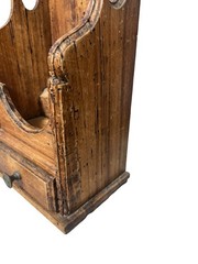 Vtg Italy Wormwood Gothic Hanging Freestanding Pipe Box Candle Wall Box Drawer