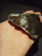 Lower Paleolithic – Fine Acheulean convergent scraper. c.450,000 BP.