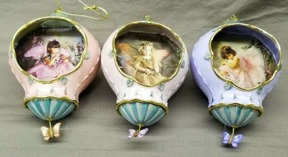 Enchanted Garden Lisa Jane Fairy Ornaments 2000 – COA – In Original Packaging