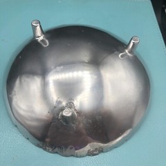 Adorable ❤️ Cast Aluminum Trinket Dish Tray Grapes 4 1/2 Inches Across Fun