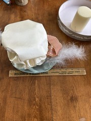 Vintage Pipkin & Bonnet Miniature Replica Pink Bibi Hat And Box Ireland 1990’s