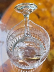 Edwardian Irish Hand Cut Crystal Wine Rinsers, Very Unique, Quality Pieces