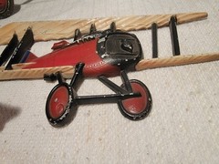 Sexton Airplanes Cast Metal Wall Set o 5 Original Paint 2 Sizes USA Made VIntage