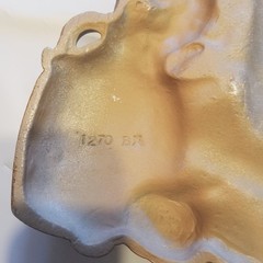 Vintage 1978 HOMCO 1270 BX Cast Aluminum Wall Decor Plaque Apple Press Cider Jar