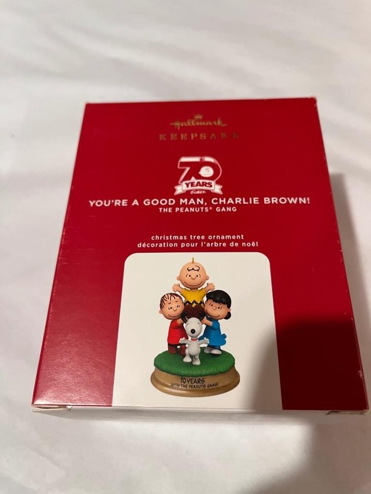 Hallmark Keepsake Ornament 2020 You’re A Good Man Charlie Brown The Peanuts Gang