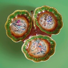 Rare Antique 3 In 1 Dish With Handle 20th Century Imperial Bavaria – Made In…