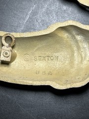 Vintage ‘70 Sexton Wall Art Lot Of 2 Americana Home Decor Casted Metal