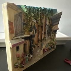 BEAUTIFULLY DETAILED 9” X 7” WALL ART RESIN PICTURE PLAQUE