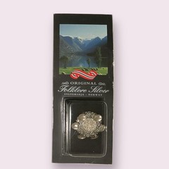 Norwegian Silvsmilla Silver 830 Antique Brooch 35mm Unused