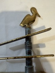 Vintage Mid Century Modern DEMOTT Brass Metal Sculpture