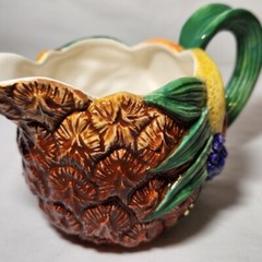 Fitz and Floyd 1994 FRUIT TANGO 10 oz Pineapple Creamer Sauce Serving Piece