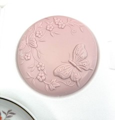 Vintage 1979 Avon Butterfly Fantasy Porcelain Dishes Soap Set w/ Box Brazil