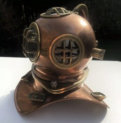 Rolex Watch Advertising Display Shop Window Copper Deep Sea Divers Helmet