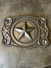 VTG Set of 3 Home Interiors Western Belt Buckle Rodeo Champion Wall Plaques