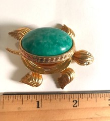 Avon TORTOISE for Perfume Glacé, Charming Miniature, 1971 Pre-owned & Un-used.