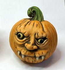 Neil Eyre Designs Halloween horror Large creepy monster Face pumpkin UPICK1
