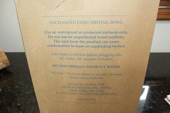 Vintage Avon Enchanted Fairy Misting Bowl 2003 #F219781 In Original Box