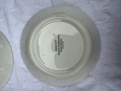 Midwinter Oakley 4 x cereal dessert bowls (two with small chips)