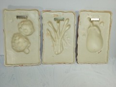Vintage Homco Kitchen Wall Decor Set Of 3 Rustic Boho Cottagecore Plaque Gia Art
