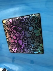 Beautiful Blue Art Glass Plate Dish Fun