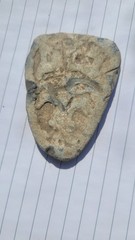 Medieval 13th century lead shield weight.
