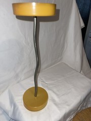 Vintage 1975 Lucite Magic Hanging Big Eyes Goose Neck Magnifying Makeup Mirror