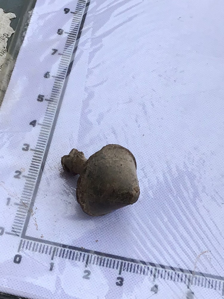 Unknown lead metal detecting find (950)