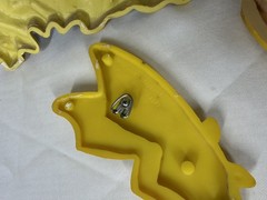 VTG Homco Universal Statuary 3-D Wall Art Decor Mushroom Frog Butterfly MCM 3 pc