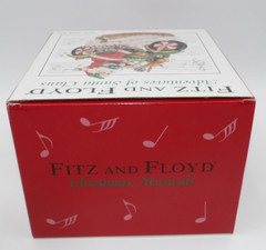 Fitz & Floyd Adventures of Santa Claus Motorcycle Musical Figurine Jingle Bells