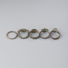 Lot of Ancient Bactrian Bronze Rings