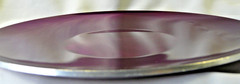 Vintage 1960s Olden Design Norway Starburst Pattern Enameled Aluminum 10″ Plate