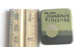 Rare Vintage 1920’s VANTINE’S INCENSE: Sample Mini Tin no Incense