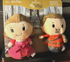 Hallmark Itty Bittys HERMIONE GRANGER & VIKTOR KRUM Harry Potter Yule Ball NEW