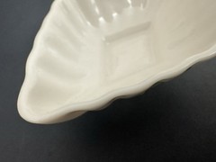 Belleek Ireland Trinket Box + Dish Set Classic Shamrock Cream Porcelain 6th Gen