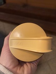 Avon Country Kitchen Soup Scoop Decoration Orange Flowers