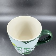 Starbucks 10 Oz Ceramic Coffee Mug With SPASH Multicolor Tropical Style Mug Cup
