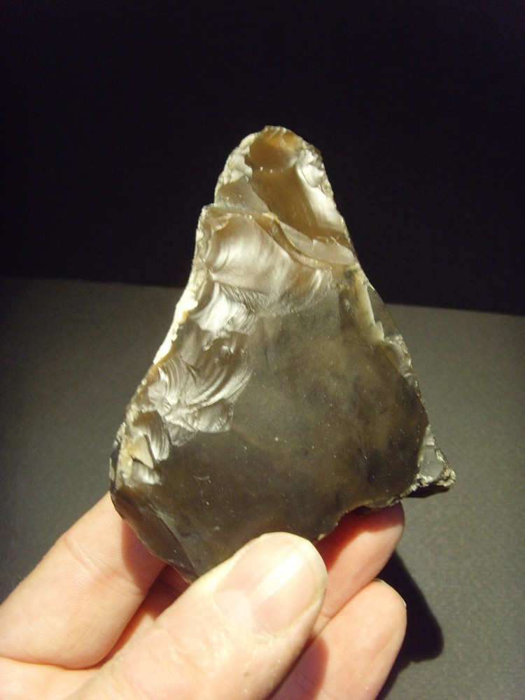 Lower Paleolithic – Fine Acheulean convergent scraper. c.450,000 BP.
