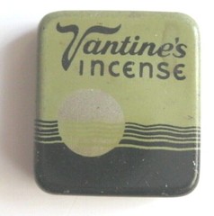 Rare Vintage 1920’s VANTINE’S INCENSE: Sample Mini Tin no Incense