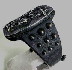 300 BC Ancient Greek Silver Ring God Orpheus bard legendary musician and prophet
