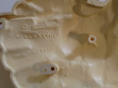Vintage Pair Fish & Shells Burwood Wall Art Decor Hanging Bathroom 2882 Made USA