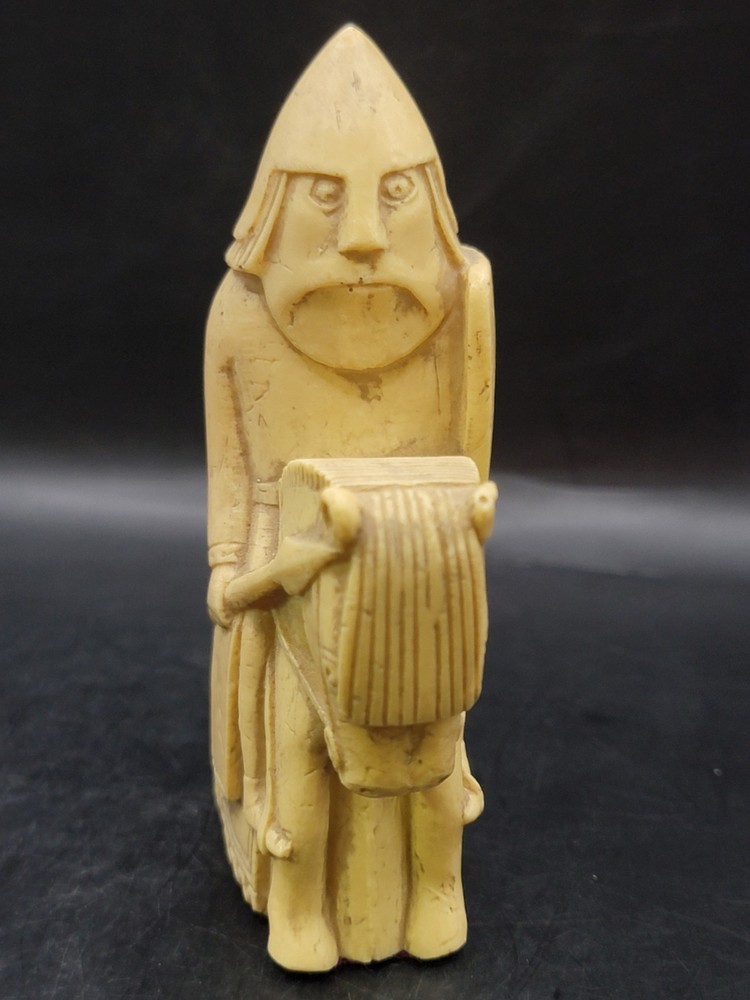 Lewis chessman Knight, 1980s Or Earlier British Museum Edition