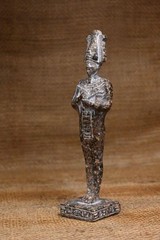 Handmade Copper Osiris Statue Ancient Egyptian Unique Pharaonic Stone Sculpture