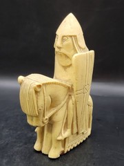 Lewis chessman Knight, 1980s Or Earlier British Museum Edition