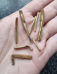 Medieval Tudor Aiglets Shoe Lace Ends c 15th / 16thc Antique Detector Find (3)
