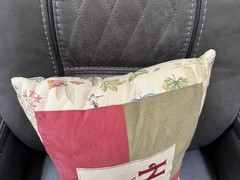 Longaberger Rectangle Pillow “Home Is Where You Hang Your Basket” 15.5″x10″